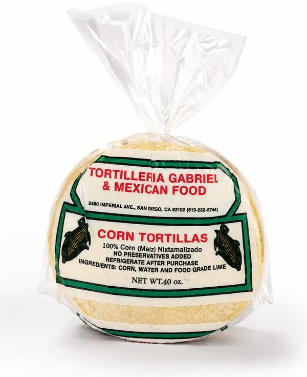 Tortilla de maíz — bolsa 2.5 lbs Gabriel Tortillería